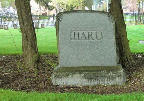Hart Family Monument, Auburn Pioneer Cemetery Hart Family Plot