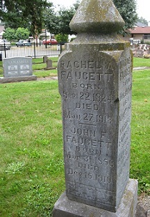 Faucett Monument - Auburn Cemetery